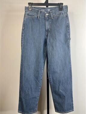 OLD NAVY Women's OG LOOSE Straight Leg SECRET SMOOTH POCKETS Jeans Size 0 Excell
